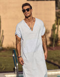 Coofandy V-Neck Long Gown (US Only) Robe coofandy 