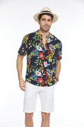 Coofandy Floral Henley Shirt (US Only) Shirts coofandy 