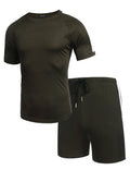 Coofandy 2 Pieces Workout Gym Wear (US Only) Sports Set coofandy 