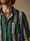 Cozy Stripe Cotton Beach Shirt Shirts coofandystore 