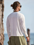 Loose V Neck Long Sleeves Shirt T-Shirt coofandy 