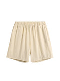 Casual Solid Color Cotton Linen Beach Shirt Set Sets coofandystore 