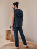 Soft Linen Blend Tank Top Set Sets coofandystore 