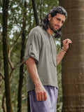 Premium Cotton Linen Top T-Shirt coofandystore 