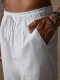 Casual Loose Fit Cotton Linen Straight Pants Pants coofandystore 