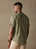 Cozy Half Button Cotton Linen Shirt Shirts coofandystore 