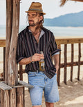 Coofandy Striped Pattern Shirt coofandystore 