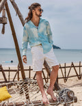 Coofandy Tie-Dyed Pattern Shirt coofandystore 