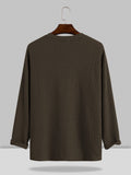 Coofandy Small V-neck long-sleeved Shirt Shirts coofandystore 