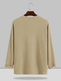 Coofandy Small V-neck long-sleeved Shirt Shirts coofandystore 