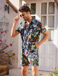Coofandy Floral One Piece Hawaiian Jumpsuit (US Only) Jumpsuit coofandy 
