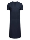 Coofandy V-Neck Long Gown (US Only) Robe coofandy Navy Blue S 