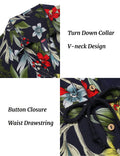 Coofandy Floral One Piece Hawaiian Jumpsuit (US Only) Jumpsuit coofandy 
