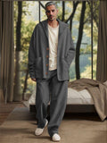 Casual Ultra-Soft 2-Piece Outfits Sets coofandy Grey M 