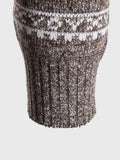 Christmas snowflake piece standing collar warm cardigan knitted jacket Sweaters coofandystore 