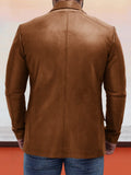 Soft Leather Blazer Blazer coofandystore 
