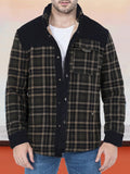 Padded Warm Cotton Flannelette Jacket Jackets coofandystore Army Green S 