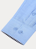 Splicing Long Sleeves Cotton Linen Shirt (US Only) Shirts coofandystore 