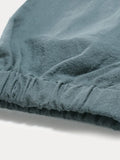 Cotton Linen Solid Color Harem Pants Pants coofandystore 