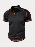 Classic Soft Color Block Polo Shirt Shirts & Polos coofandystore 