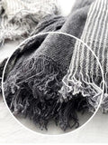 Soft 100% Cotton Tassel Scarf Scarf coofandy 