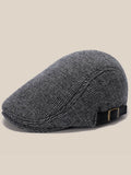 Wool Blend Tweed Newsboy Cap Accessories coofandystore PAT5 One Size 