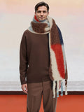 Thick Warm Tassel Scarf Scarf coofandy PAT3 F 
