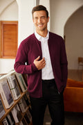 Full Zip Slim Fit Stylish Knitted Cardigan Sweater with Pockets (US Only) Sweaters COOFANDY Store 