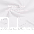 Cotton Beach Button Down Long Sleeve Shirt (US Only) Shirts Coofandy&