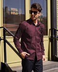 Rose Printed Slim Fit Dress Shirts (US Only) Shirts coofandy 