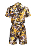 Coofandy Floral One Piece Hawaiian Jumpsuit (US Only) Jumpsuit coofandy 